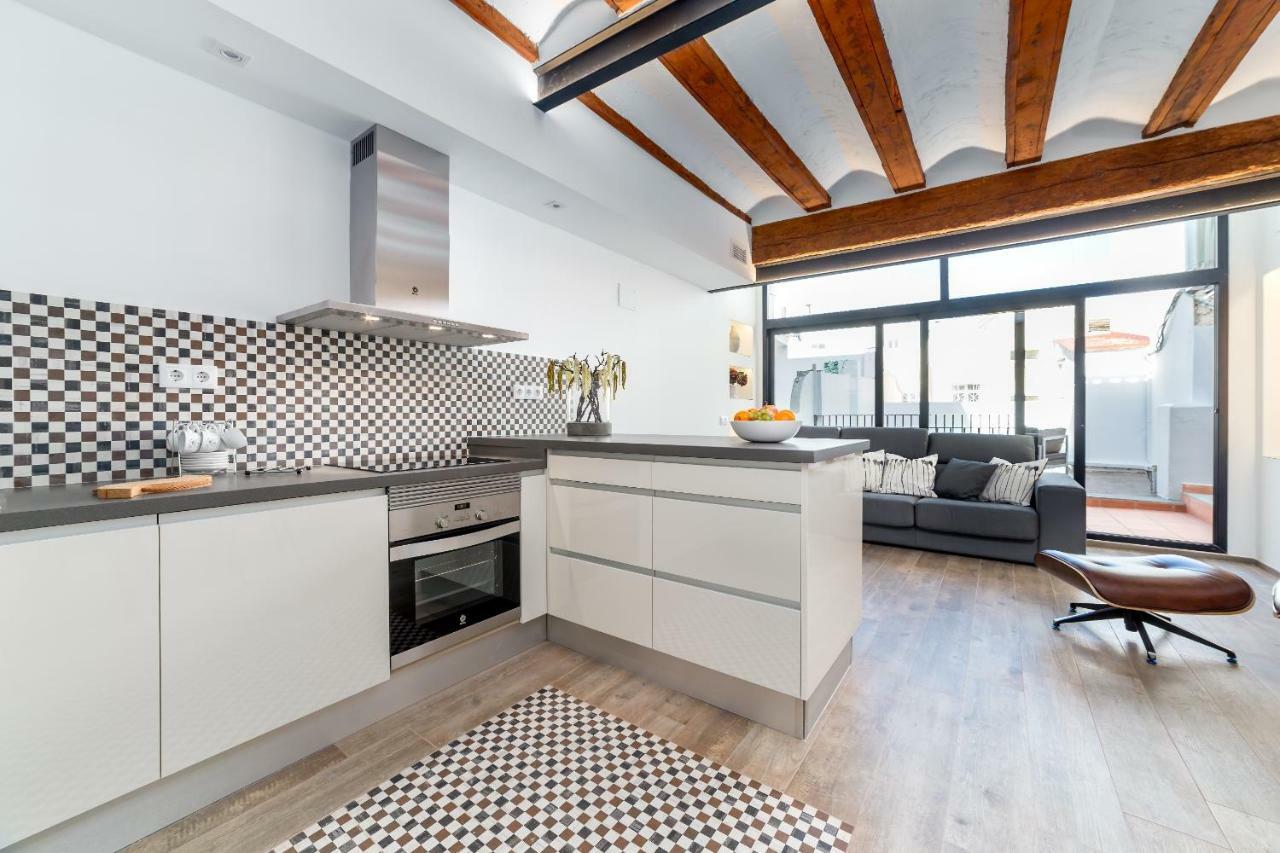 Florit Flats - Center Luxurious 1Br 1Ba Terrace Wi-Fi Ac Apartment Valencia Ngoại thất bức ảnh