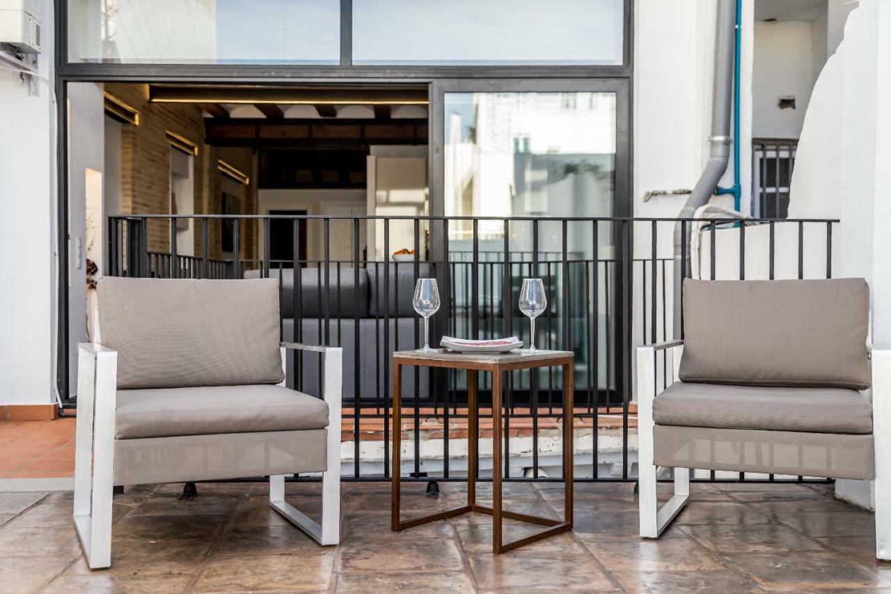 Florit Flats - Center Luxurious 1Br 1Ba Terrace Wi-Fi Ac Apartment Valencia Ngoại thất bức ảnh